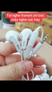 tai nghe Vsmart zin bóc máy tai nghe nhét tai tai nghe có dây mic đàm thoại BH 1 năm