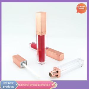 Graceful 5ml Rose Lip gloss Tubes DIY Empty Cosmetic Container Refillable Bottles