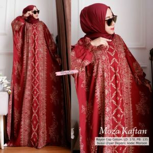 NEW RIYANA KAFTAN HOME DRESS - DRESS WANITA TERBARU  BAJU MUSLIMAH 2024 BY BATIK ISROWIYAH
