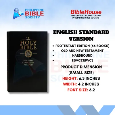 Bible House English Standard Version | Hardbound | Small | Old and New Testament | Philippine Bible Society | ESV Bible