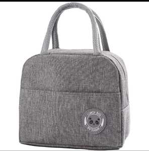 Tas Bekal Cooler Bag MEDIUM Travel Tempat Lunch Bag Box Premium Makanan Sekolah Kantor Anak Serbaguna Thermal Termal