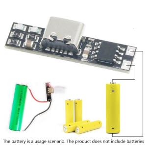 3.7V Lithium Charging Module USB Type C Port Terminal Protective Board 18650/27100/32700 Charging Module