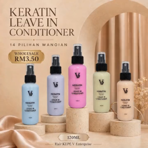 V9 Professional Hair Care Organic Keratin Leave in Conditioner 120ml