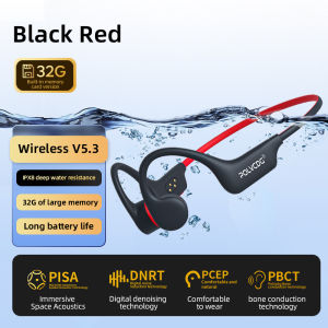 POLVCDG X6 Bone Conduction Headset IPX8 Waterproof Earbuds Professional Sports Headphones Cycling Headphones Suitable For Outdoor Activities Openrun Wireless Earbuds Bluetooth Earphone