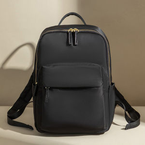 SmallAnt Ransel Laptop 14 Inci Ransel Perjalanan Kapasitas Besar Sederhana Wanita Tahan Air Kain Oxford