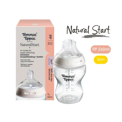 Bình Sữa PP Ty Siêu Mềm Tự Nhiên Tommee Tippee 150ml 260ml 340ml Cho Bé Từ Sơ Sinh