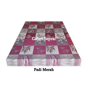 Sarung Kasur Resleting 160x200 Tebal 5 10 15 20 25 30 35 40 cm Motif Bunga Aesthetic Karakter