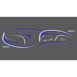 Striping Transparan Scoopy FI Stylish Style Varian Warna - Stiker Semifull Scoopy FI 2015-2016 -SSFI-UV - GSI