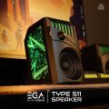 EGA ลำโพงเกมมิ่ง TYPE S11 GAMING SPEAKER  Spectrum RGB เปลี่ยนโหมดได้ ปิดไฟได้ รับประกัน1 ปี. 