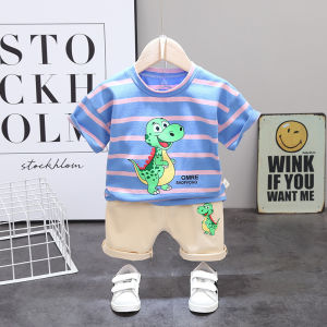 Setelan Bayi Anak Laki Laki Import Premium Korea Motif Dinosaurus 1 - 4 TAHUN Setelan Jumpsuit B 06