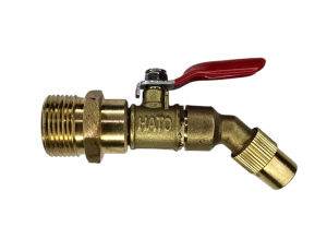 VALVE STOP SETOP KRAN KERAN VALVE STEAM SETIM STIM GUN JET HIGH PRESSURE CLEANER SERVICE SEMPROT SEMPROTAN PENYEMPROT CUCI BERSIHIN AC AIRCONDITIONER PENDINGIN RUANGAN MOBIL MOTOR DRAT 1/4 KEPALA NOZZLE NOZLE NOSEL SPRAY SPRAYER BENGKOK LURUS KUNINGAN