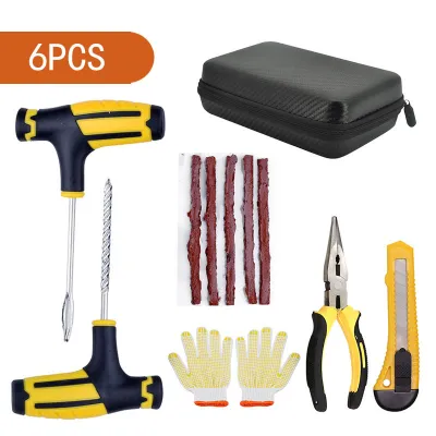 Car Tyre Puncture Repair Kit Tools Tyre Patch Tire Car Bike Lorry Van Wheel