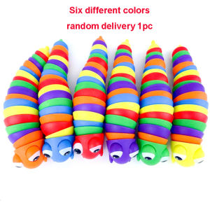 Mainan Sensory Anak Fidget Caterpillar Slug Toys Mainan Refleksi Mainan Penghilang Stress