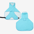 HATELI Dog Raincoat Waterproof Soft PU Breathable Dog Rain Jacket for Small Medium Large Dogs Hooded Cat Rain Coat with Transparent Cap Protect Belly Corgi Teddy Golden Retriever Shih Tzu Rain Poncho. 