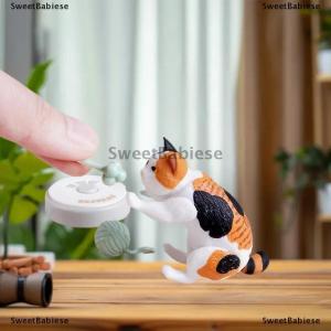 [COD] SweetBabiese อุปกรณ์ตกแต่งบ้านตุ๊กตาภูมิทัศน์ขนาดเล็กรูปต้นไม้สำหรับแมว1ชุดเครื่องประดับสำหรับแมวขนาดเล็ก