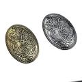 Scandinavian Shield Brooches Wolf Totems Lapel Pin Clothes Fasteners for Shawl Scarf Pin Fashionable Lapel Pin Jewelry. 