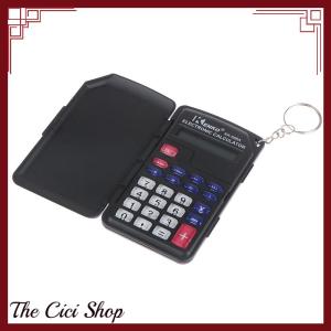 [The Cici Shop] Clear Keys Palm Flip Calculator Pocket Portable Mini Student