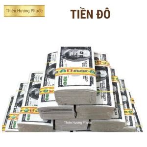 Tiền đô vàng mã combo 10 xấp