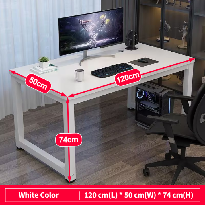 140cm Large Desktop Table Computer Desk Home Study Table Office Desk ...