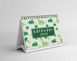 KALENDER TAHUN 2026 / KALENDER LANDSCAPE MOTIF WARNA WARNI KEINDAHAN ALAM