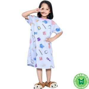 Kiminori ZAHRA Dress Anak Perempuan Lengan Pendek
