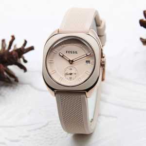 Jam Tangan Fashion Wanita F0551L Tanggal Aktif / Jam Tangan Kasual Wanita Strap Rubber Body Kotak - Jam Tangan Wanita Korea Style Anti Air Free Baterai Cadangan