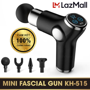 (HÀNG CHÍNH HÃNG) Máy Massage Cầm Tay Mini KH-515 Súng Massage Toàn Thân Với 4 Đầu Massage Và 32 Cấp Độ Máy Mát Xa cầm tay cảm ứng 4 đầu massage giúp tăng cường lưu thông máu giảm nhanh các cơn đau cơ căng cứng .Máy đấm bóp toàn thân .HÀNG CHÍNH HÃNG