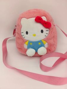 กระเป๋าน่ารัก กระเป๋าเด็ก/ผู้ใหญ่ สะพายข้าง ปรับสายได้ ลายการ์ตูน  ขนาด 17 × 15 × 6 cm.