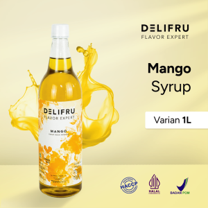 Mango Syrup Delifru 1 Liter - Sirup Mangga Premium