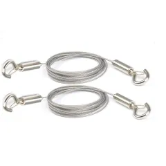 2PCS Adjustable Picture Hanging Wire with Hook Stainless Steel