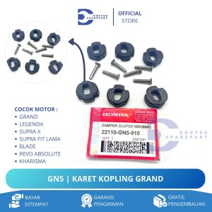 GN5 KARET KOPLING GRAND / LEGENDA / SUPRA X / SUPRA FIT LAMA / KARISMA / REVO / KARET RUMAH KOPLING
