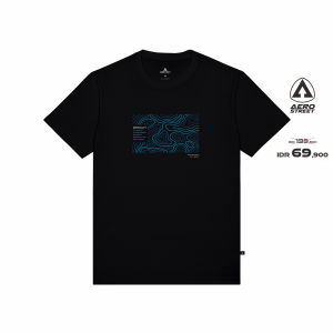 Aerostreet T Shirt Difficulty Hitam Kaos T-Shirt Tshirt AABAA