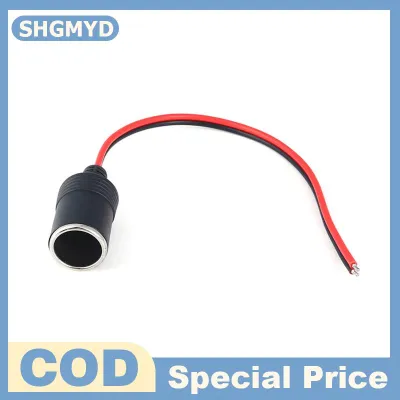 SHGMYD Phích cắm đầu nối bật lửa điện 12V 24V 10A với ổ cắm cái phích cắm bộ sạc bật lửa thuốc lá trên xe hơi dây cắm nối dài sạc
