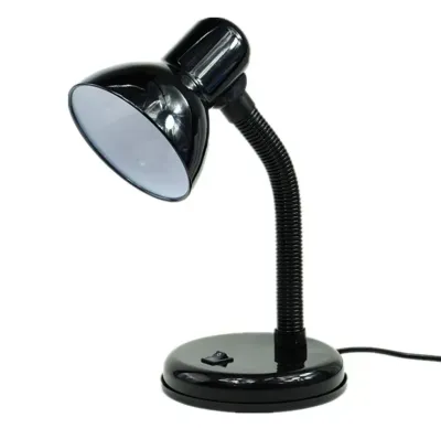 Fitting Lampu Belajar Jepit / Lampu Kerja / Lampu meja / Lampu reptile - Hitam