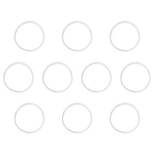 10Pcs Lid Sealing Gaskets Replacement Leakproof Silicone Cup Lid Gaskets Seals for Insulated Metal Steel Tumblers