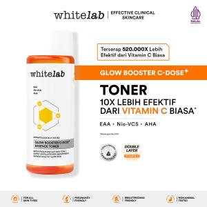 Whitelab Glow Booster C-Dose+ Series Brightening Skincare Vitamin C Cleanser Toner Day Cream Moisturizer Pelembab Wajah Pencerah