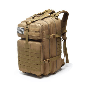 Aopuly 45L Outdoor Tactical Backpack Durable Camouflage Waterproof Training Backpack 3P Large Capacity Hiking Sports Mountaineering Bag