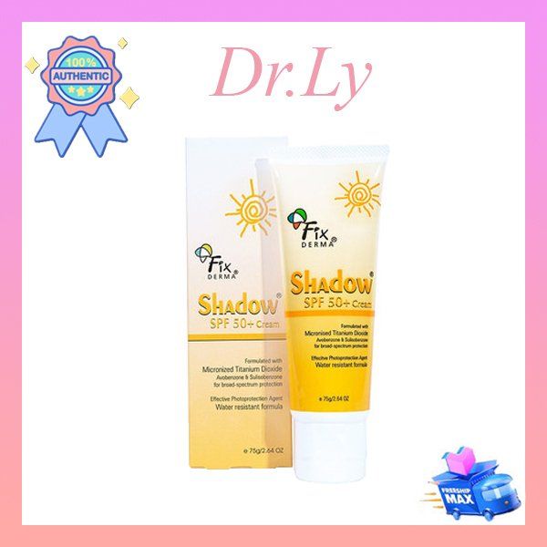 Kem chống nắng FIXDERMA SHADOW SPF 50+ Cream [Hàng chính hãng]