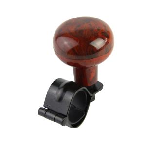 Wood Grain Steering Wheel Spinner Knob 360 Degrees Suicide Knob for Car Truck Tractor Boat Golf Cart