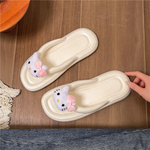 [Free Shipping] Eva Thick-Soled WomenS Outdoor Slippers Non-Slip Floral Sandals A Summer Hit