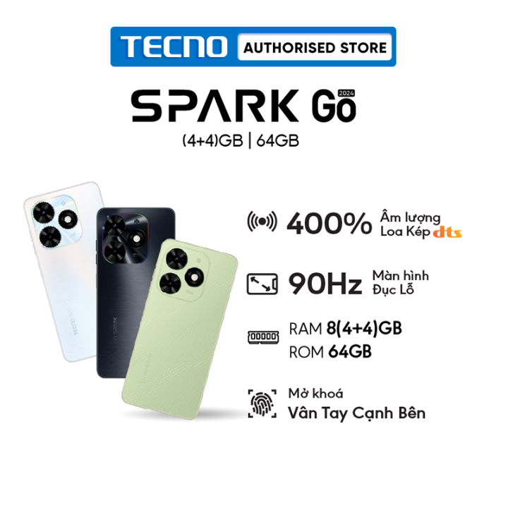 Điện thoại Tecno SPARK GO 2024 - Unisoc T606 - Dynamic Port - 6.56 ...