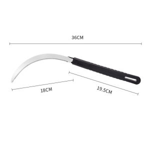 เคียวเหล็ก เคียวด้ามยาว อเนกประสงค์ เคียวเหล็ก ใช้สำหรับ ตัดไม้ ตัดหญ้า ตัดแต่งกิ่งไม้ และกำจัดวัชพืช งานสวน