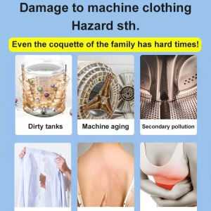 Washing Machine Cleaner Cleanser Descaler/Strong Antibacterial Deep Clean/Remove Mold & Odor/Safe For Front Load & Top Load/Home Use