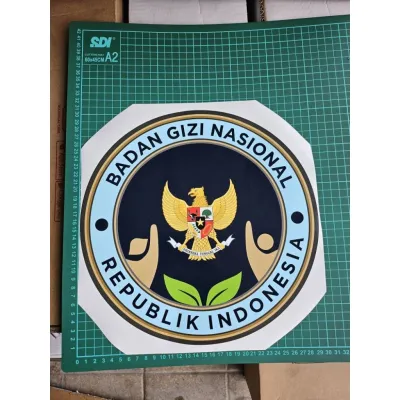 print citting logo mbg badan gizi nasional 30cm