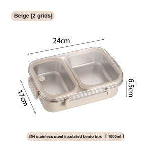 【SG】304 Stainless Steel Insulated Lunch Box Large Capacity Split Type Insulated Food Container Sealed Bento Box