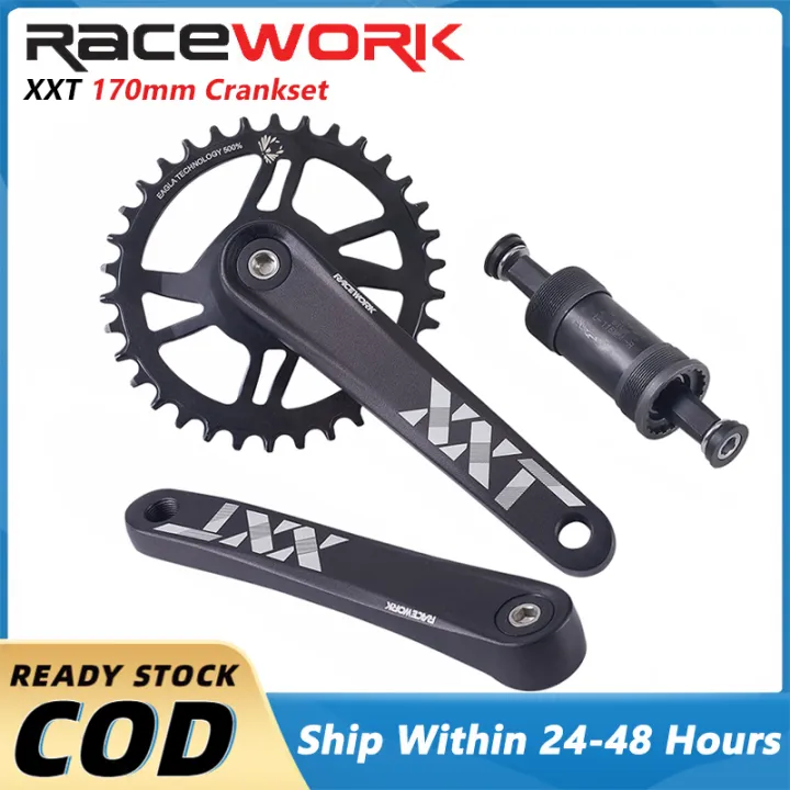 RACEWORK XXT 170mm Crankset 7-11 Speed MTB Crankset 36T Single