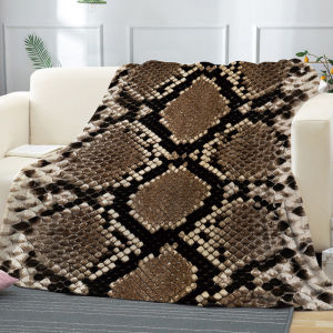 LZD  Animal Fur Flannel Blanket Double-Sided Thickened Office Air-Conditioning Blanket Baby Nap Blanket