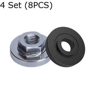 2Pcs/set M10 Angle Grinder Flange Kit Inner Outer Lock Nut Kit