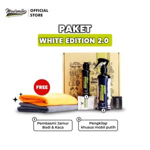 PAKET WHITE EDITION 2.0 BY MOORMILES I PENGKILAP MOBIL PUTIH I PERAWATAN MOBIL PUTIH I ARMOR CASSANO | ARMOR ATTACK| PEMBASMI JAMUR KENDARAAN