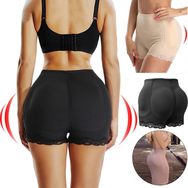 Women Body Shaper Padded Butt Lifter Panty Butt Hip Enhancer Fake Bum  Shapwear Briefs Push Up Shorts